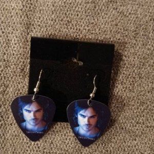DAMIAN GUITAR PICK EARRINGS